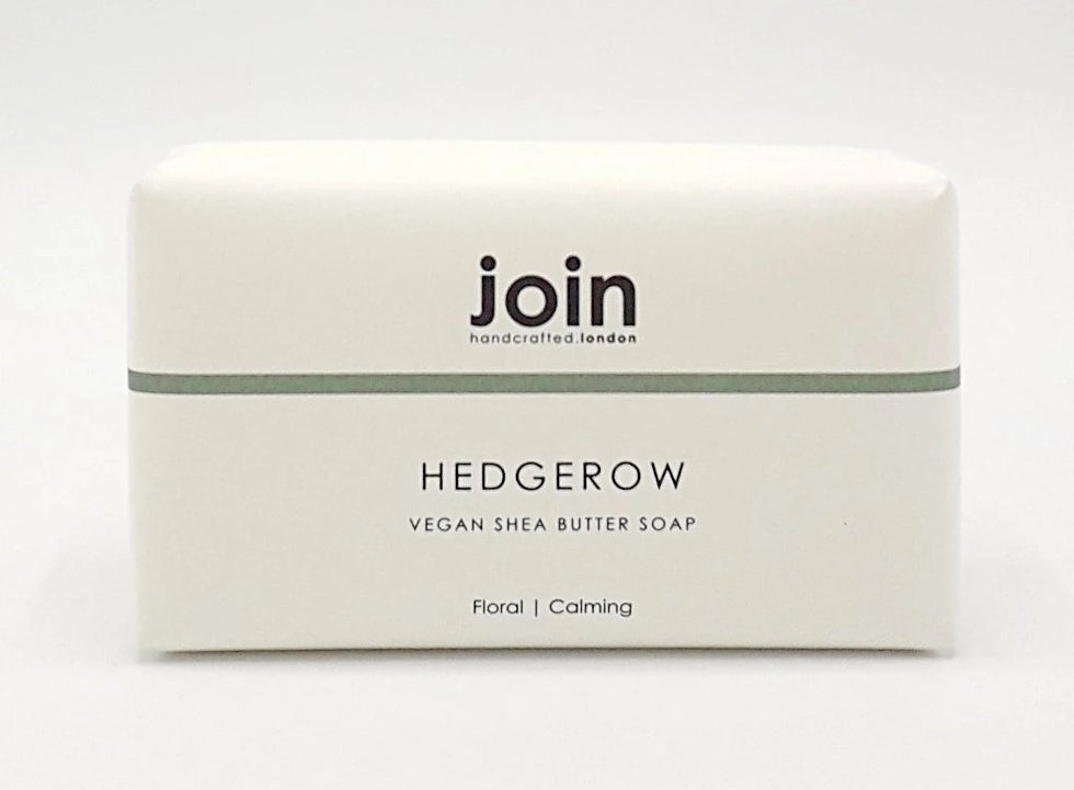 Join hedgerow vegan soap bar essential oils shea butter made in England for Modern Craft