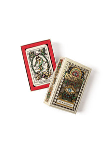 Tattoo Tarot deck cards Megamunden ink and intuition Marseille style for Modern Craft