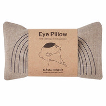 Load image into Gallery viewer, Blasta Henriet eye pillow linen hand made organic British wheat migraine headache support Modern Craft