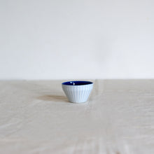 Load image into Gallery viewer, Duck Ceramics porcelain ultramarine cobalt dipping bowl pot handmade in Brighton for Modern Craft