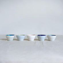 Load image into Gallery viewer, Duck Ceramics handmade porcelain azure blue dipping bowl pot made in Brighton for Modern Craft