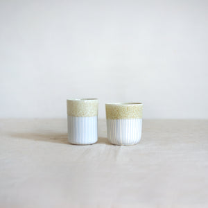 Duck Ceramics pistachio glazed porcelain tumbler vessel pot handmade in Brighton for Modern Craft