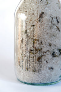 Holy Water Apothecary organic forest bath salts with essential oils and foraged moss hand made in Devon for Modern Craft