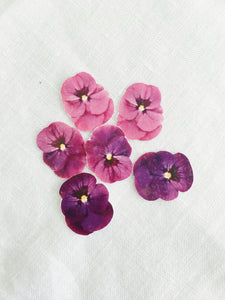 Sophie Clowders viola temporary tattoo botanical petals Modern Craft