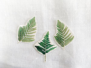 Sophie Clowders fern print botanical temporary tattoo for Modern Craft