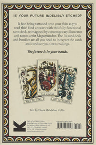 Tattoo Tarot deck cards Megamunden ink and intuition Marseille style for Modern Craft