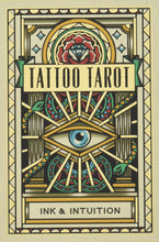 Load image into Gallery viewer, Tattoo Tarot deck cards Megamunden ink and intuition Marseille style for Modern Craft