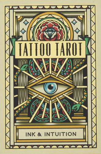 Tattoo Tarot deck cards Megamunden ink and intuition Marseille style for Modern Craft