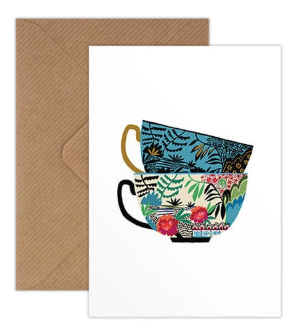 Brie Harrison willow cups ceramics card handmade in the UK for Modern Craft