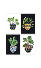 Load image into Gallery viewer, Brie Harrison house plant series art postcard pack. Handmade in the UK for Modern Craft