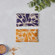 Load image into Gallery viewer, Blasta Henriet organic linen eye pillow British wheat handmade in London migraines headache support for Modern Craft