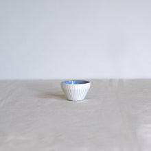 Load image into Gallery viewer, Duck Ceramics handmade porcelain azure blue dipping bowl pot made in Brighton for Modern Craft