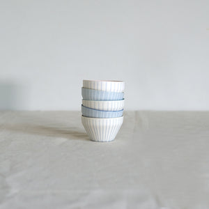Duck Ceramics pistachio speckle glazed porcelain dipping bowl pot handmade in Brighton for Modern Craft