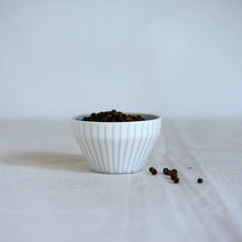 Load image into Gallery viewer, Duck Ceramics handmade porcelain azure blue dipping bowl pot made in Brighton for Modern Craft