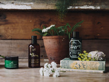 Load image into Gallery viewer, Concentrated, revitalising, magical bath potion from Magic Organic Apothecary. Organic and natural, containing essential oils of peppermint, fennel, fir needle, sweet birch and yarrow. Made in England for Modern Craft.