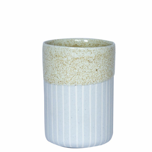 Duck Ceramics pistachio glazed porcelain tumbler vessel pot handmade in Brighton for Modern Craft