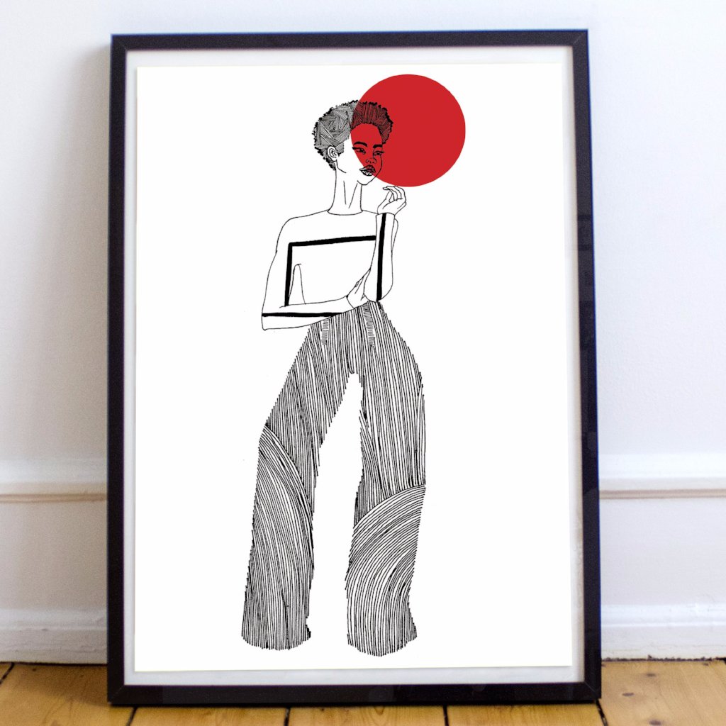 Dorcas Creates True Art print A3 Modern Craft