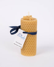 Load image into Gallery viewer, 100% pure English beeswax honeycomb candle, handmade in Devon for Modern Craft