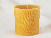 Load image into Gallery viewer, 100% pure English beeswax wave candle, handmade in Devon for Modern Craft