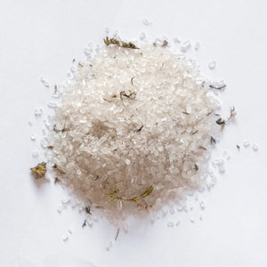 Holy Water Apothecary organic forest bath salts with essential oils and foraged moss hand made in Devon for Modern Craft