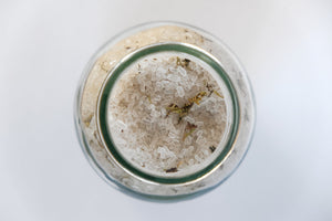 Holy Water Apothecary organic forest bath salts with essential oils and foraged moss hand made in Devon for Modern Craft